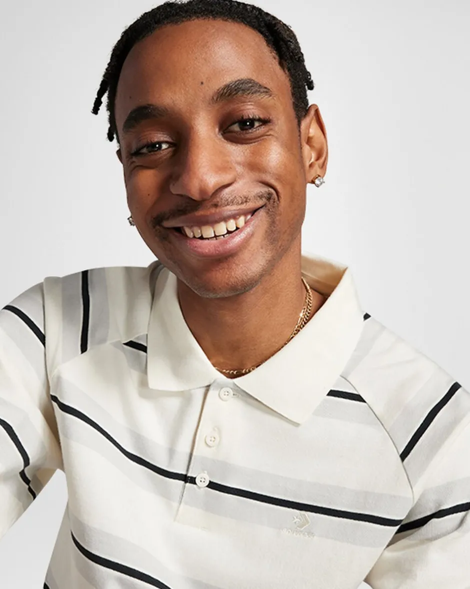 Converse Maglie E T-Shirt<Marquis Polo Shirt Converse Egret Stripe