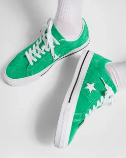 Converse Modelli Bassi|One Star<One Star Pro Verde lucente/ Bianco/Nero