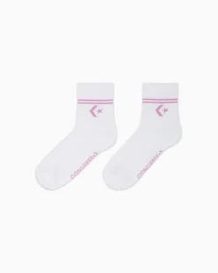 Converse Tutti Gli Accessori<2-Pack Double Stripe Ankle Socks Rosa peonia/Bianco