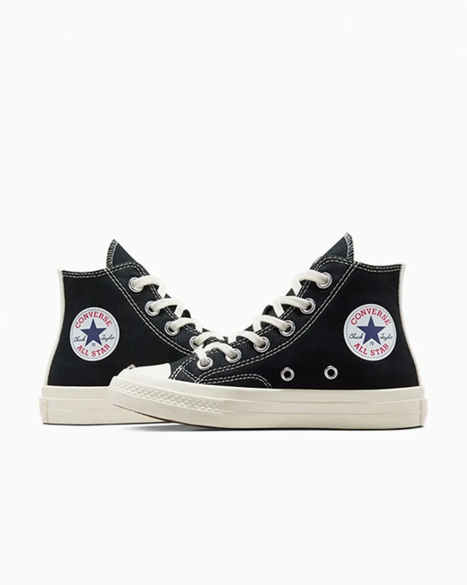 Converse Bambini (Età 4-8 Anni)|Ragazzo<PLAY Comme des Garçons Single Heart Chuck 70 Black/Egret/Red