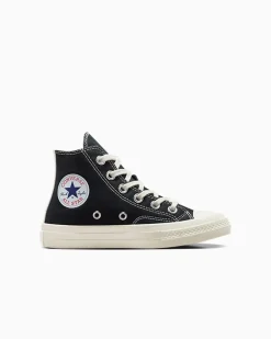 Converse Bambini (Età 4-8 Anni)|Ragazzo<PLAY Comme des Garçons Single Heart Chuck 70 Black/Egret/Red