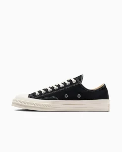 Converse Modelli Bassi|Modelli Bassi<PLAY Comme des Garçons Single Heart Chuck 70 Black/Egret/Red