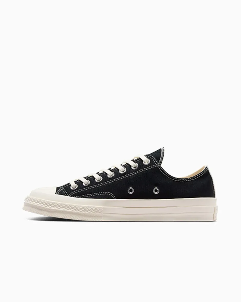 Converse Modelli Bassi|Modelli Bassi<PLAY Comme des Garçons Single Heart Chuck 70 Black/Egret/Red