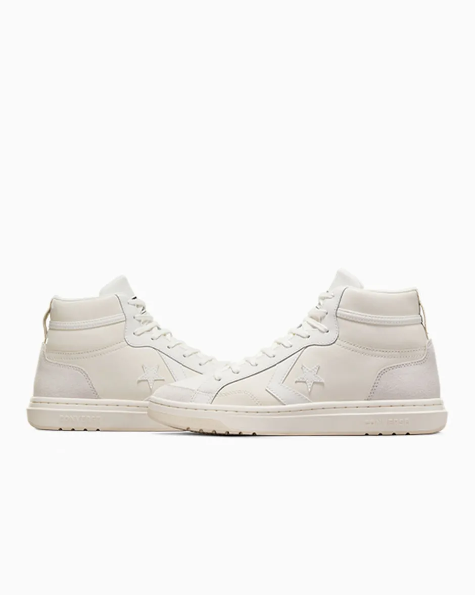 Converse Basketball|Basketball<Pro Blaze Classic Leather & Suede Egret/Bianco vintage