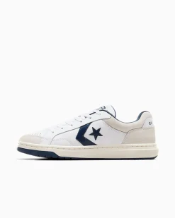 Converse Modelli Bassi|Modelli Bassi<Pro Blaze Classic Leather & Suede Bianco/Navy/Grigio vaporoso