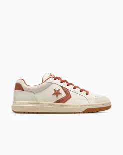 Converse Modelli Bassi|Modelli Bassi<Pro Blaze Classic Leather & Suede Egret/Nocciola