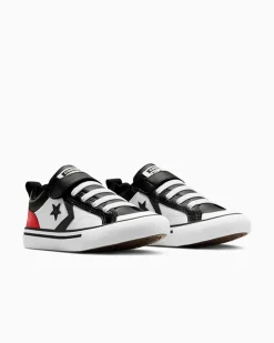 Converse Bambini (Età 4-8 Anni)|Ragazzo<Pro Blaze Strap Easy-On Nero/Rosso/Bianco