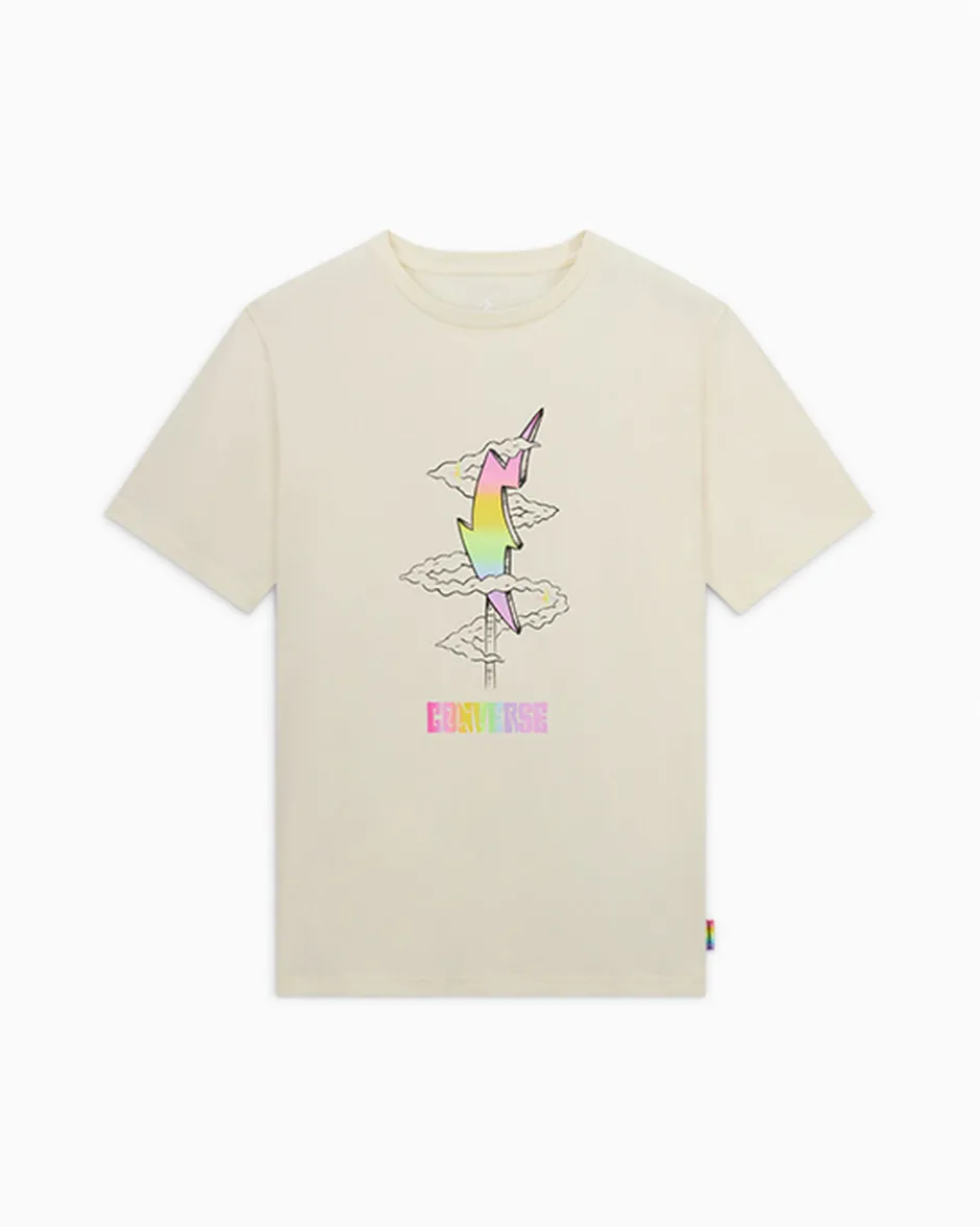 Converse Maglie E T-Shirt|Maglie E T-Shirt<Proud To Be T-Shirt Converse Egret