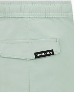 Converse Ragazza|Pantaloni E Shorts<Relaxed Woven Pants Verde aloe