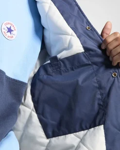 Converse Maglie E T-Shirt|Giacche E Felpe<Retro Coaches Jacket Converse navy