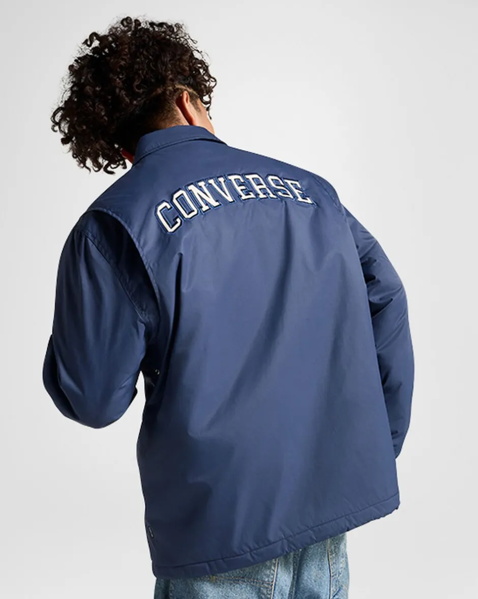 Converse Maglie E T-Shirt|Giacche E Felpe<Retro Coaches Jacket Converse navy