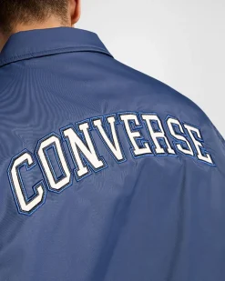 Converse Maglie E T-Shirt|Giacche E Felpe<Retro Coaches Jacket Converse navy