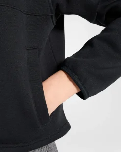 Converse Giacche E Felpe<Retro Half-Zip Popover Nero Converse