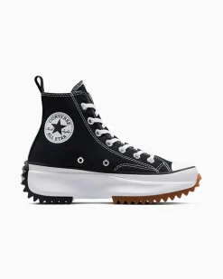 Converse Modelli Alti|Run Star<Run Star Hike Nero/Bianco/Gomma