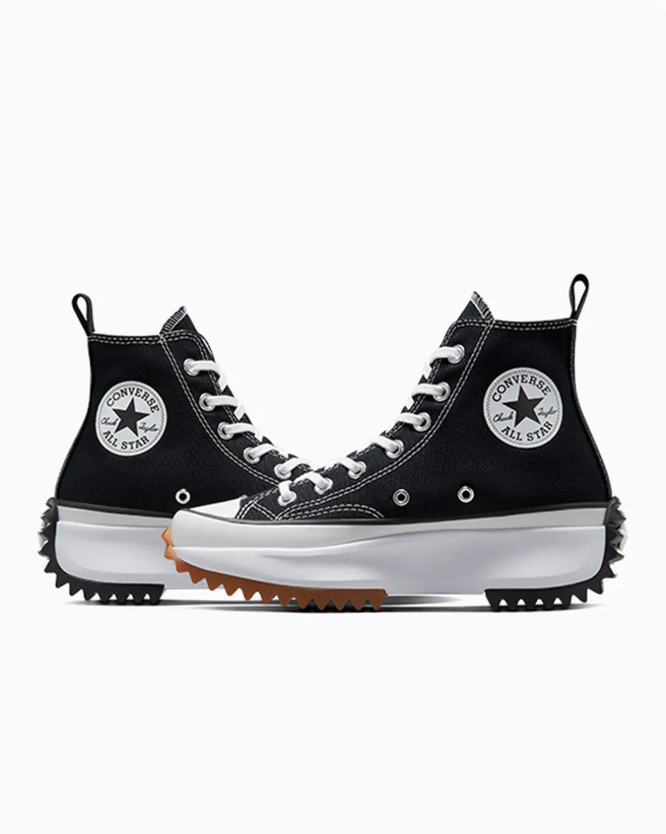 Converse Modelli Alti|Run Star<Run Star Hike Nero/Bianco/Gomma
