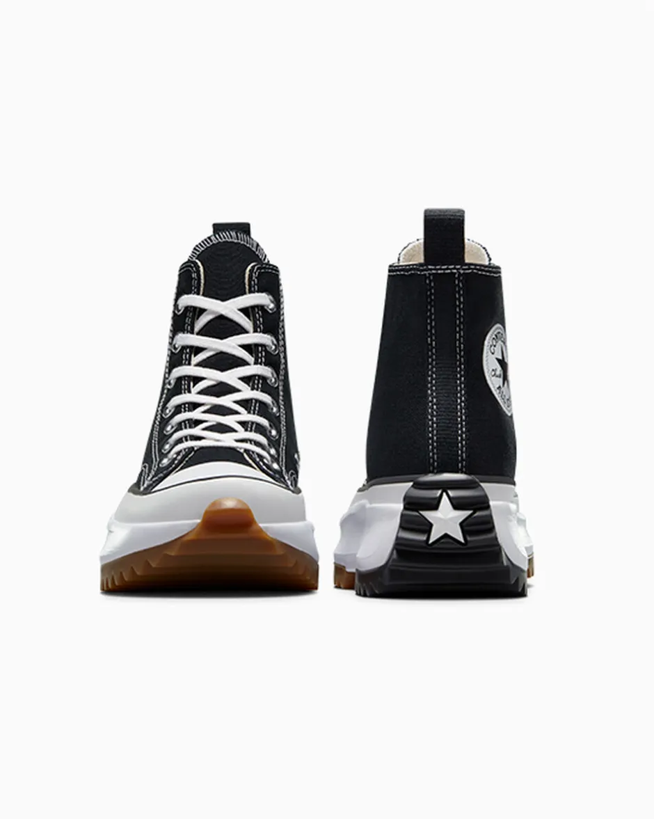 Converse Modelli Alti|Run Star<Run Star Hike Nero/Bianco/Gomma