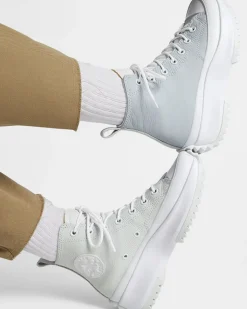 Converse Modelli Alti|Modelli Con Platform<Run Star Hike Utility Leather Bianco/Bagno di luna/Ghosted