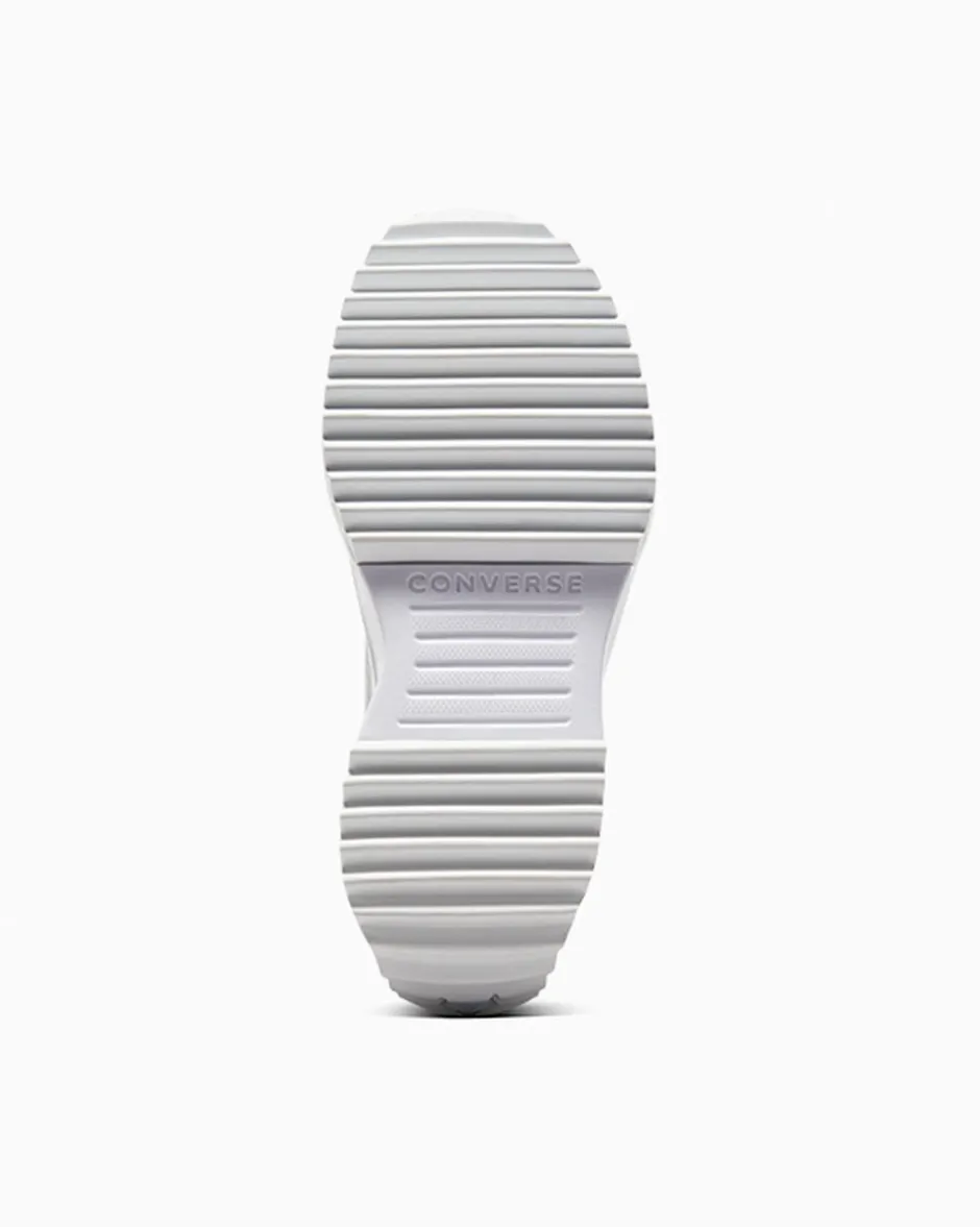 Converse Modelli Alti|Modelli Con Platform<Run Star Hike Utility Leather Bianco/Bagno di luna/Ghosted