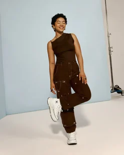 Converse Modelli Alti|Modelli Con Platform<Run Star Legacy CX Egret/Nero/Bianco