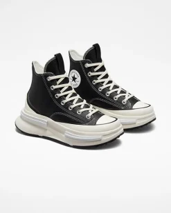 Converse Modelli Alti|Run Star<Run Star Legacy CX Foundational Leather Black/White/Egret