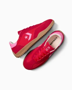 Converse Modelli Bassi|Run Star<Run Star Trainer Rosso/Rosa/Egret
