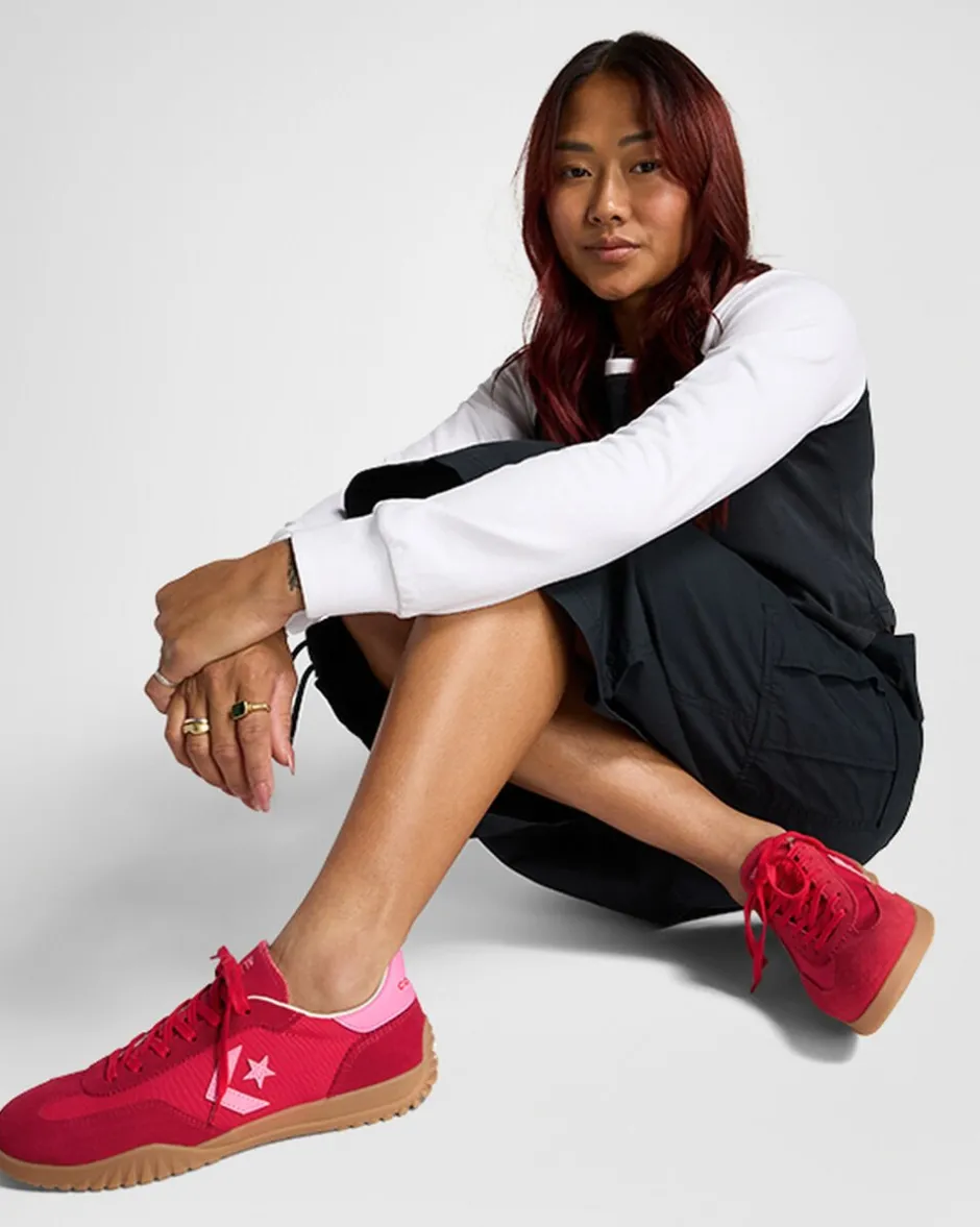 Converse Modelli Bassi|Run Star<Run Star Trainer Rosso/Rosa/Egret
