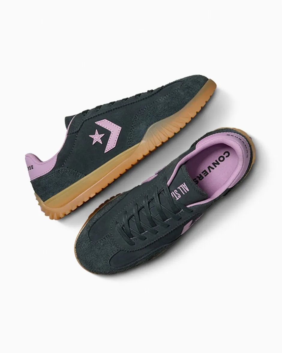 Converse Modelli Bassi|Run Star<Run Star Trainer Suede Verde pino segreto/Ametista classico