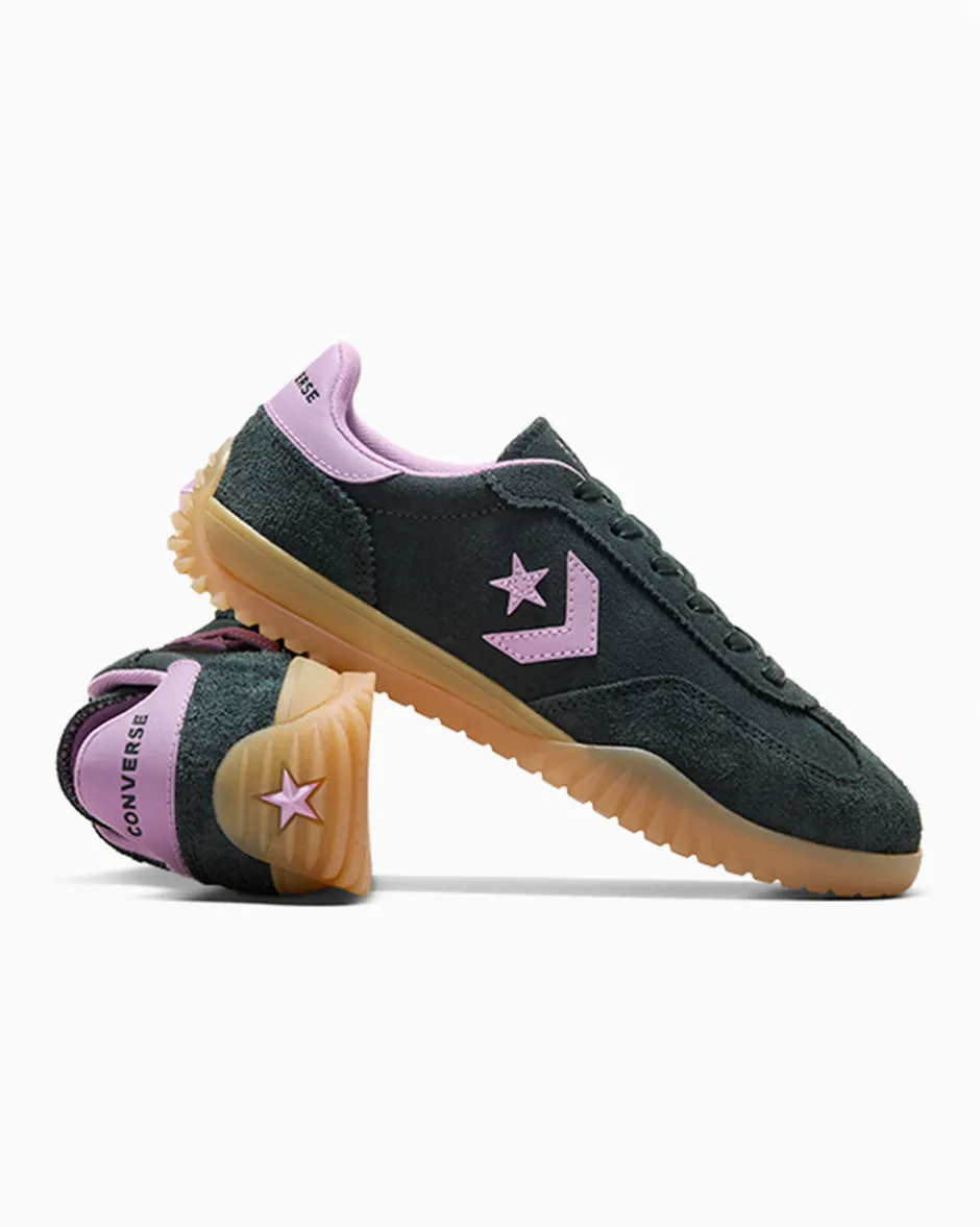 Converse Modelli Bassi|Run Star<Run Star Trainer Suede Verde pino segreto/Ametista classico