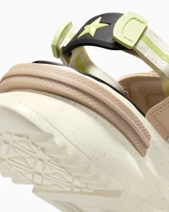 Converse Modelli Con Platform|Run Star<Run Star Utility Sandal CX Nutty Granola/Giallo limone