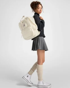 Converse Tutti Gli Accessori|Tutti Gli Accessori<Sherpa Small Square Backpack Converse Egret