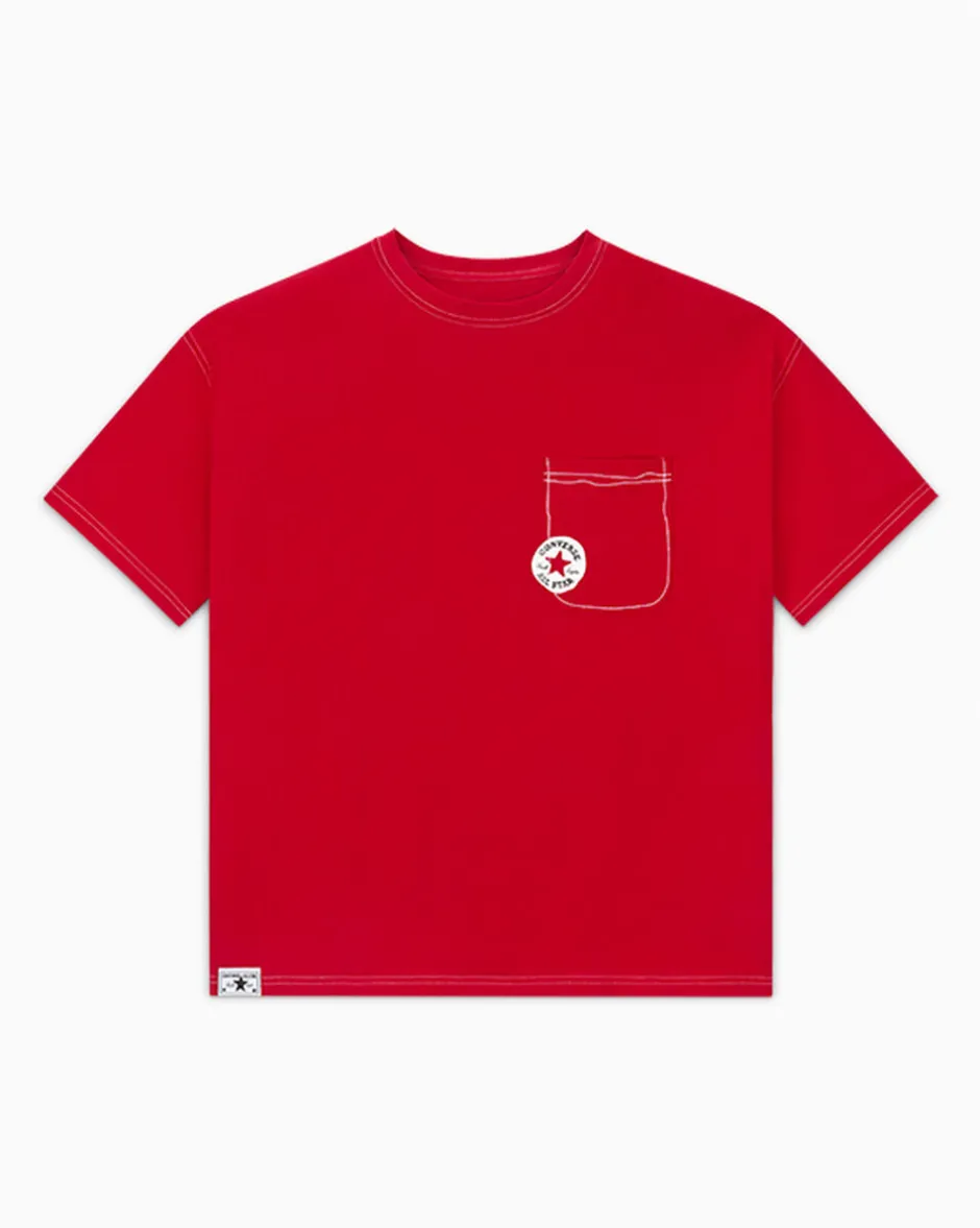 Converse Maglie E T-Shirt<Sketch T-Shirt Rosso Converse