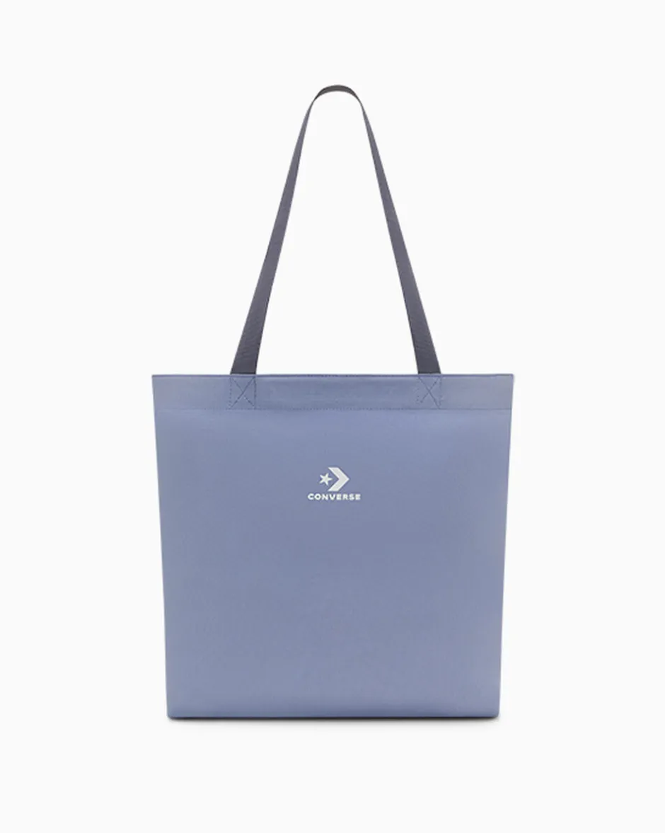 Converse Tutti Gli Accessori|Tutti Gli Accessori<Star Chevron Canvas Tote Bag Lilla peltro/Lavanda cenere