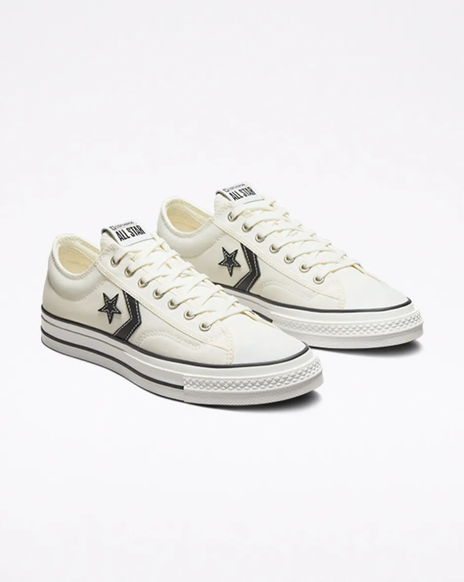 Converse Modelli Bassi|Modelli Bassi<Star Player 76 Bianco vintage/Nero
