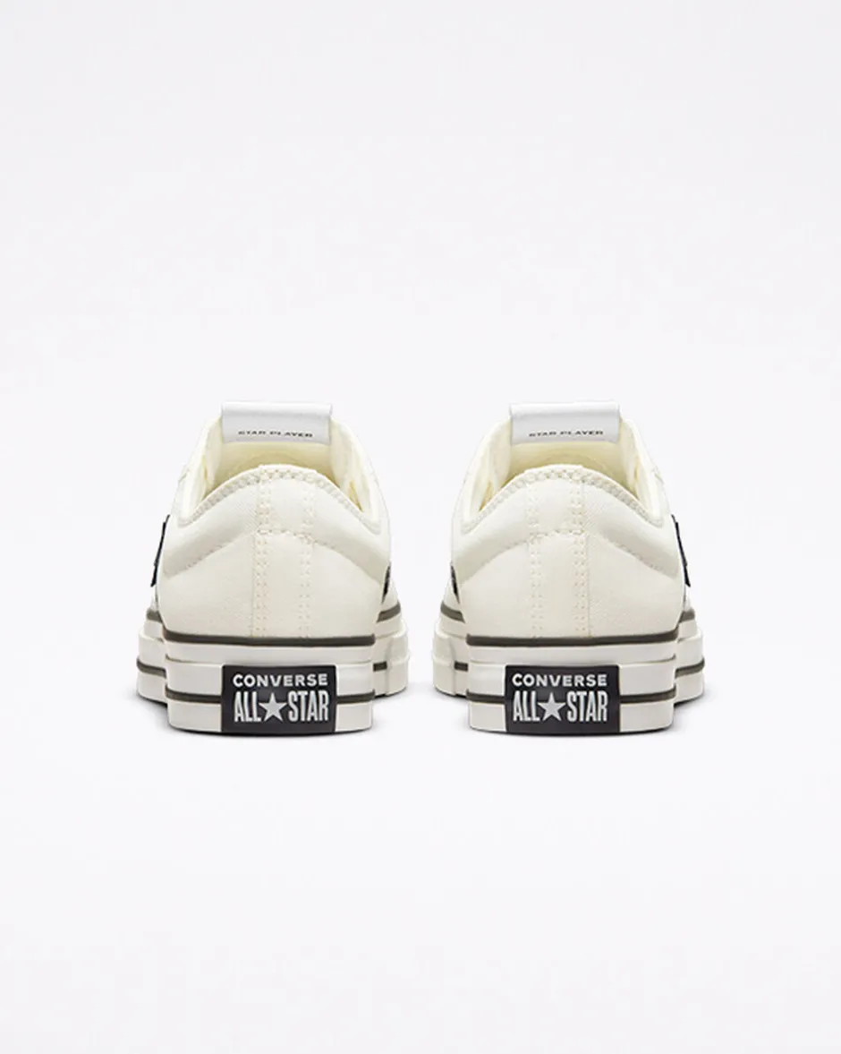 Converse Modelli Bassi|Modelli Bassi<Star Player 76 Bianco vintage/Nero