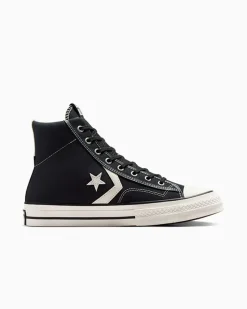 Converse Modelli Alti|Modelli Alti<Star Player 76 Nero/Bianco vintage