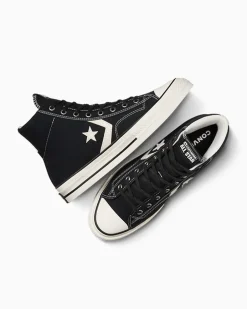Converse Modelli Alti|Modelli Alti<Star Player 76 Nero/Bianco vintage