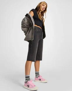 Converse Modelli Bassi|Modelli Bassi<Star Player 76 Black & Pink Tongue Tied/Egret/Foresta nera