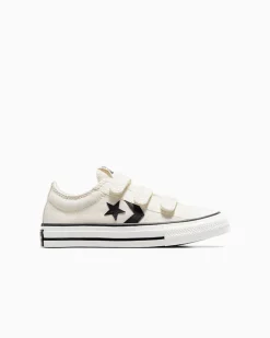Converse Ragazza|Ragazzo<Star Player 76 Easy-On Vintage White/Black/Egret