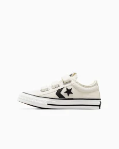 Converse Ragazza|Ragazzo<Star Player 76 Easy-On Vintage White/Black/Egret