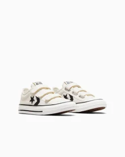 Converse Ragazza|Ragazzo<Star Player 76 Easy-On Vintage White/Black/Egret
