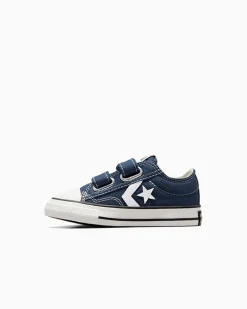 Converse Ragazza|Ragazzo<Star Player 76 Easy-On Foundational Canvas Navy/Vintage White/Egret