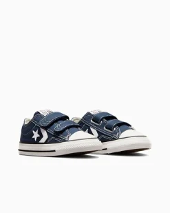 Converse Ragazza|Ragazzo<Star Player 76 Easy-On Foundational Canvas Navy/Vintage White/Egret