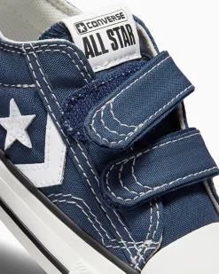Converse Ragazza|Ragazzo<Star Player 76 Easy-On Foundational Canvas Navy/Vintage White/Egret