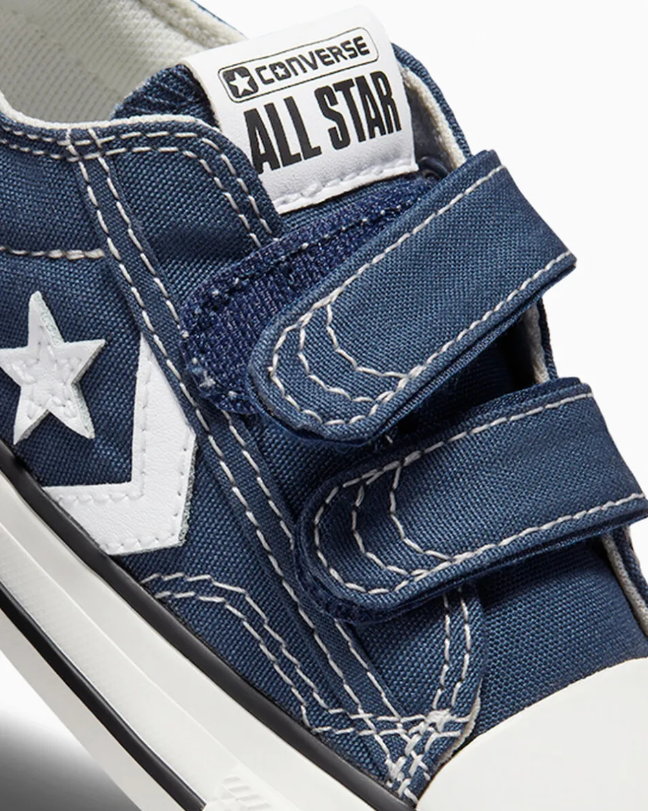 Converse Ragazza|Ragazzo<Star Player 76 Easy-On Foundational Canvas Navy/Vintage White/Egret