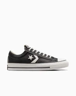 Converse Modelli Bassi|Modelli Bassi<Star Player 76 Fall Leather Black/Vintage White/Silver
