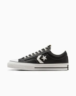 Converse Modelli Bassi|Modelli Bassi<Star Player 76 Fall Leather Black/Vintage White/Silver