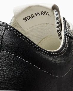 Converse Modelli Bassi|Modelli Bassi<Star Player 76 Fall Leather Black/Vintage White/Silver