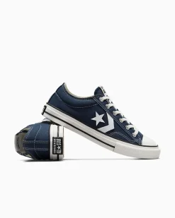 Converse Ragazzi (Età 8-12 Anni)|Ragazzo<Star Player 76 Foundational Canvas Navy/Vintage White/Egret