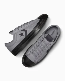 Converse Modelli Bassi|Modelli Bassi<Star Player 76 Luxe Grigio classico/Materia scura/Nero