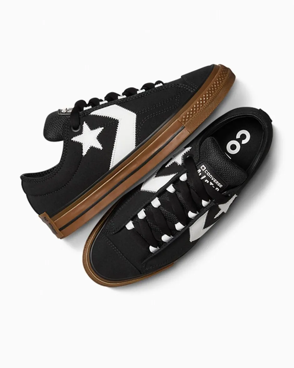 Converse Modelli Bassi|Skateboarding<Star Player 76 Puff Nero/Bianco/Gomma